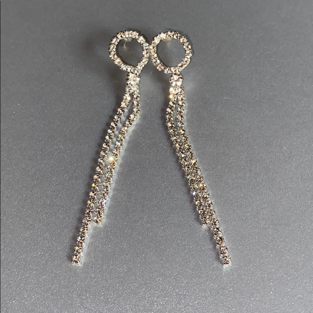 NWT Crystal Drop Earrings